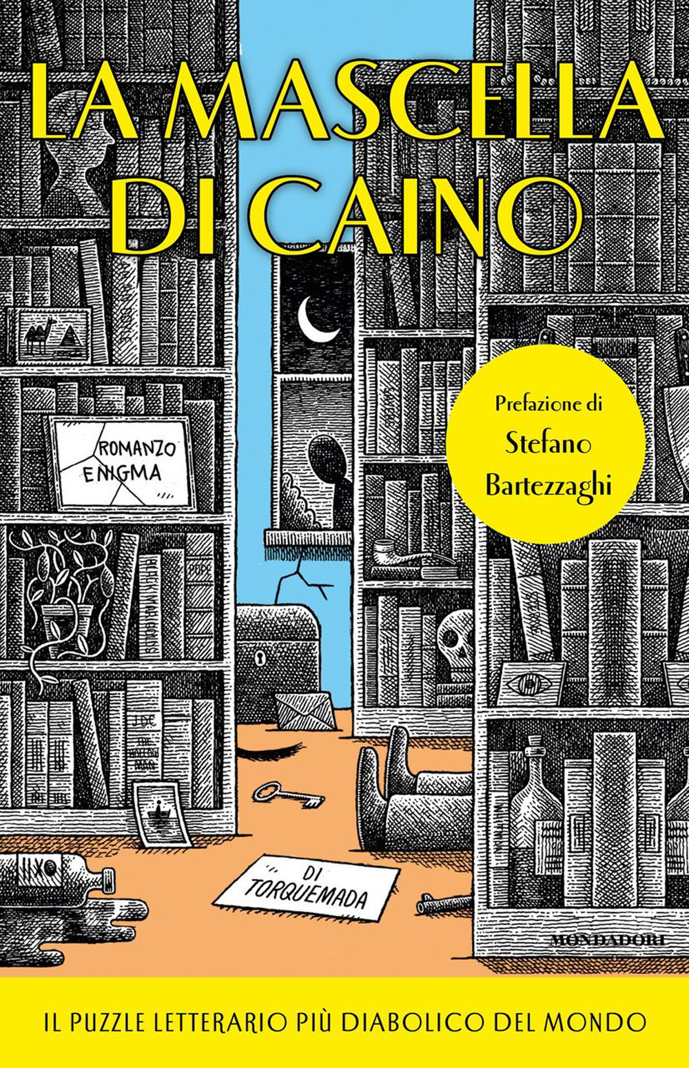 Copertina di mascella di caino. il puzzle letterario più diabolico del mondo (la)
