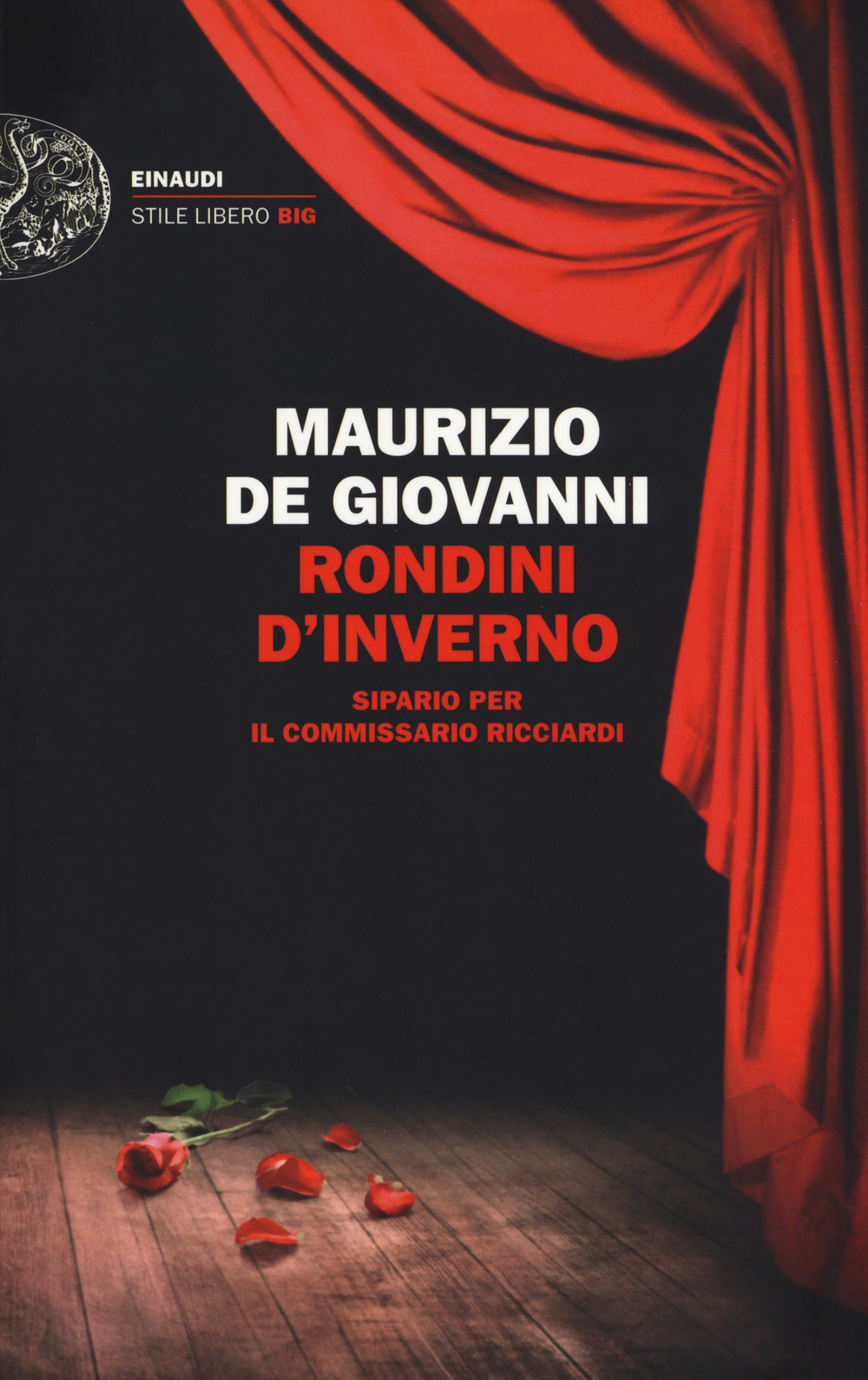 Copertina di rondini d'inverno. sipario per il commissario ricciardi