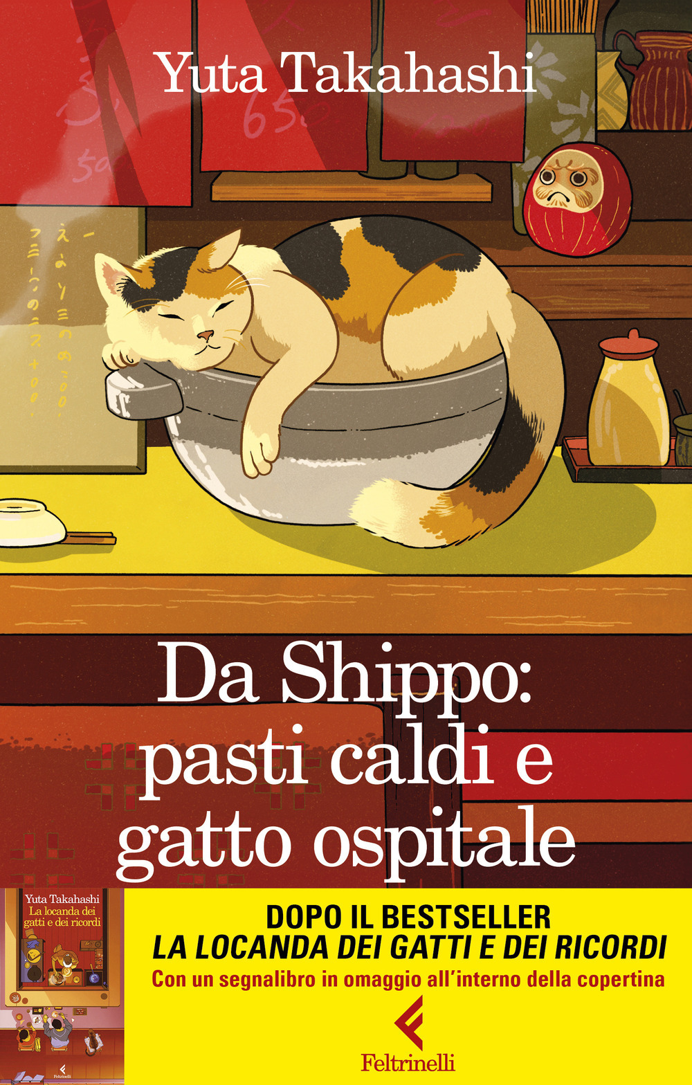 da shippo: pasti caldi e gatto ospitale. con segnalibro