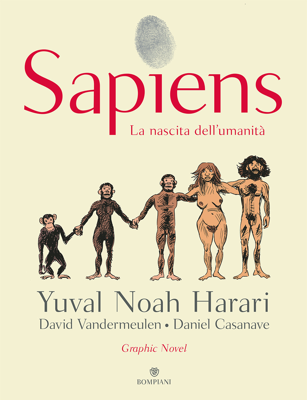 Copertina di sapiens. la nascita dell'umanità