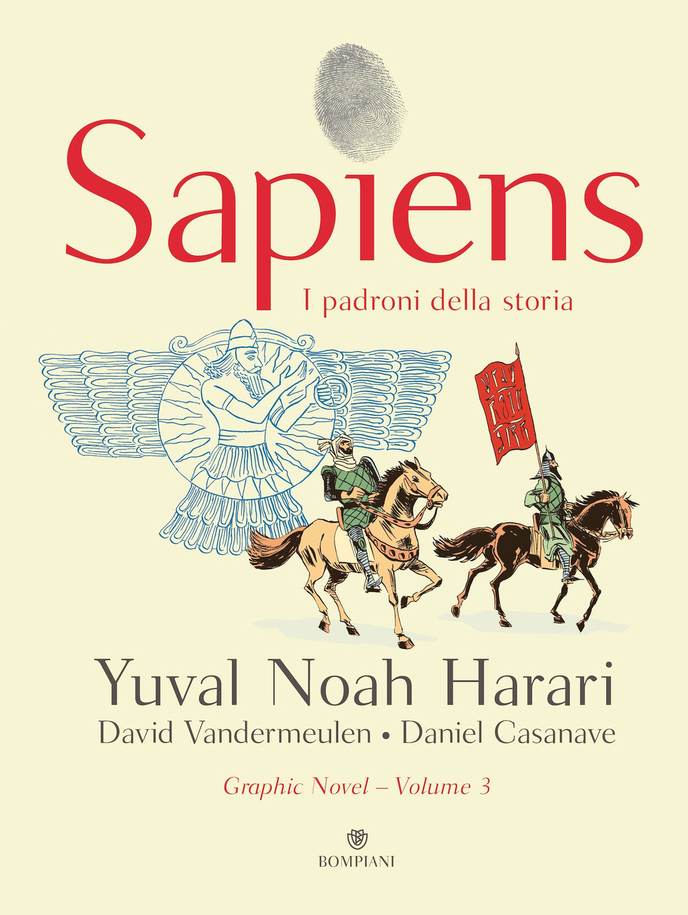 Copertina di sapiens. i padroni della storia