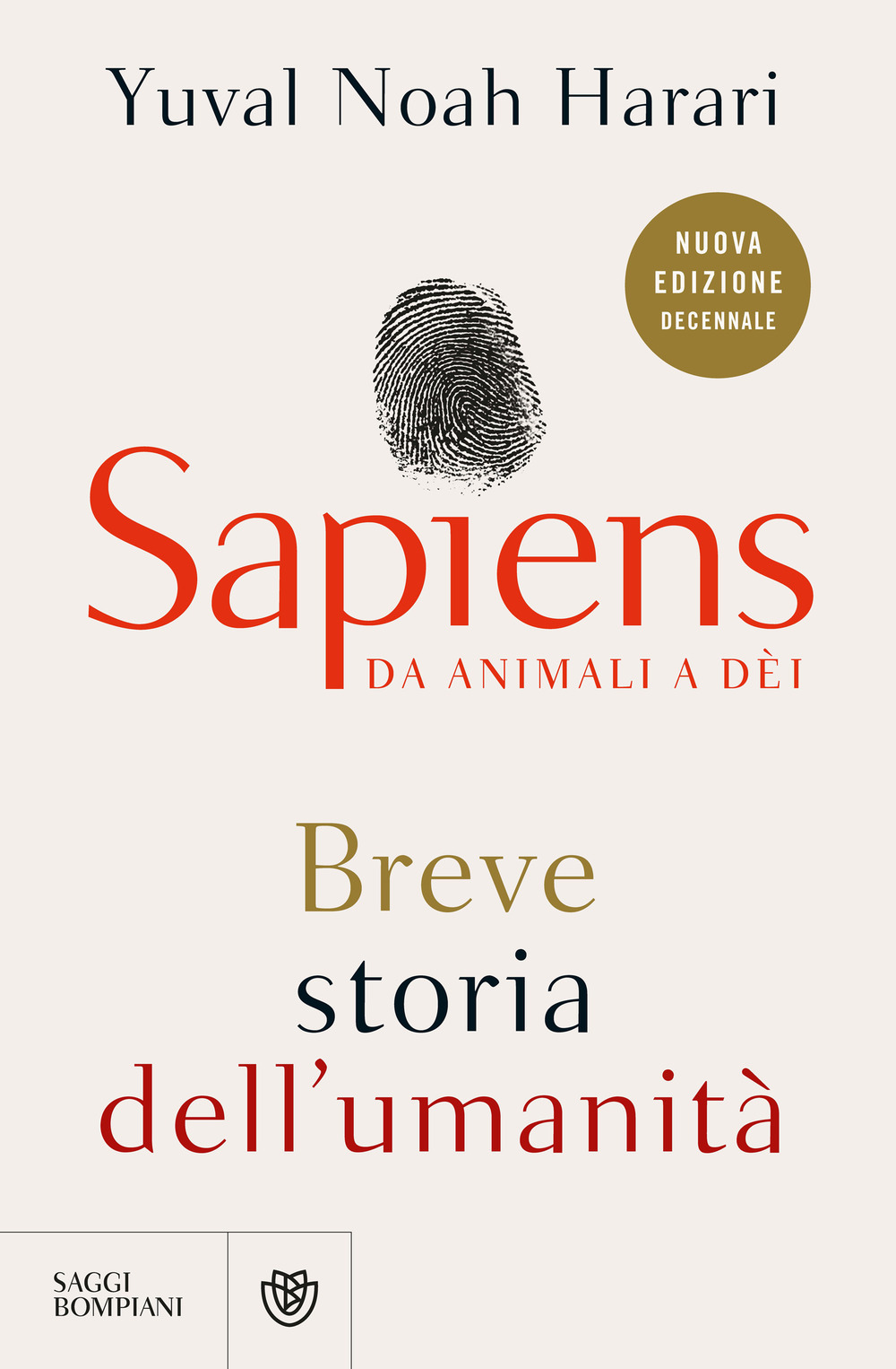 Copertina di sapiens. da animali a dèi. breve storia dell'umanità. nuova ediz.