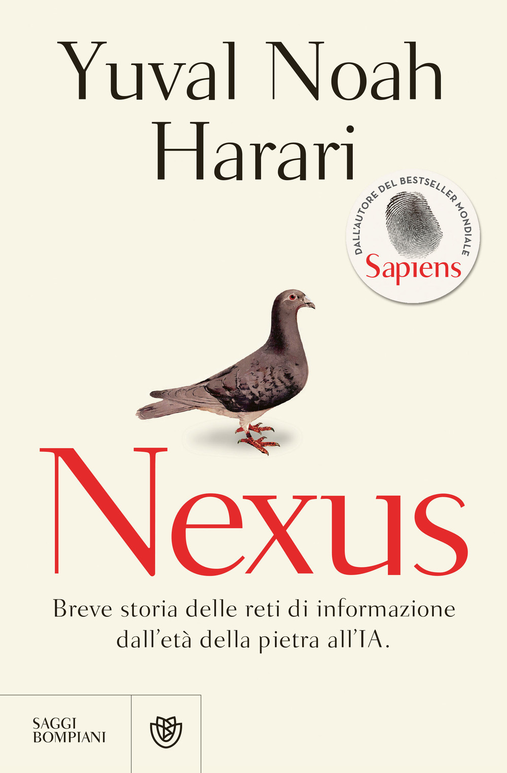 Copertina di Nexus. breve storia delle reti di informazione dall'età della pietra all'ia