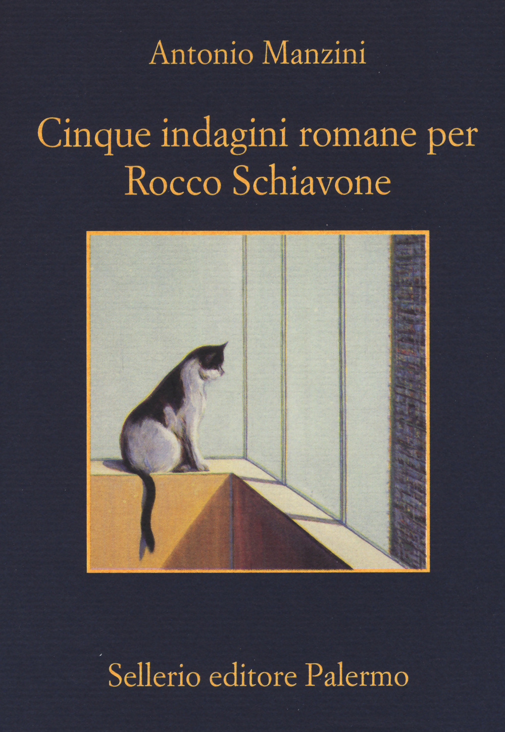 Copertina di Cinque indagini romane per rocco schiavone